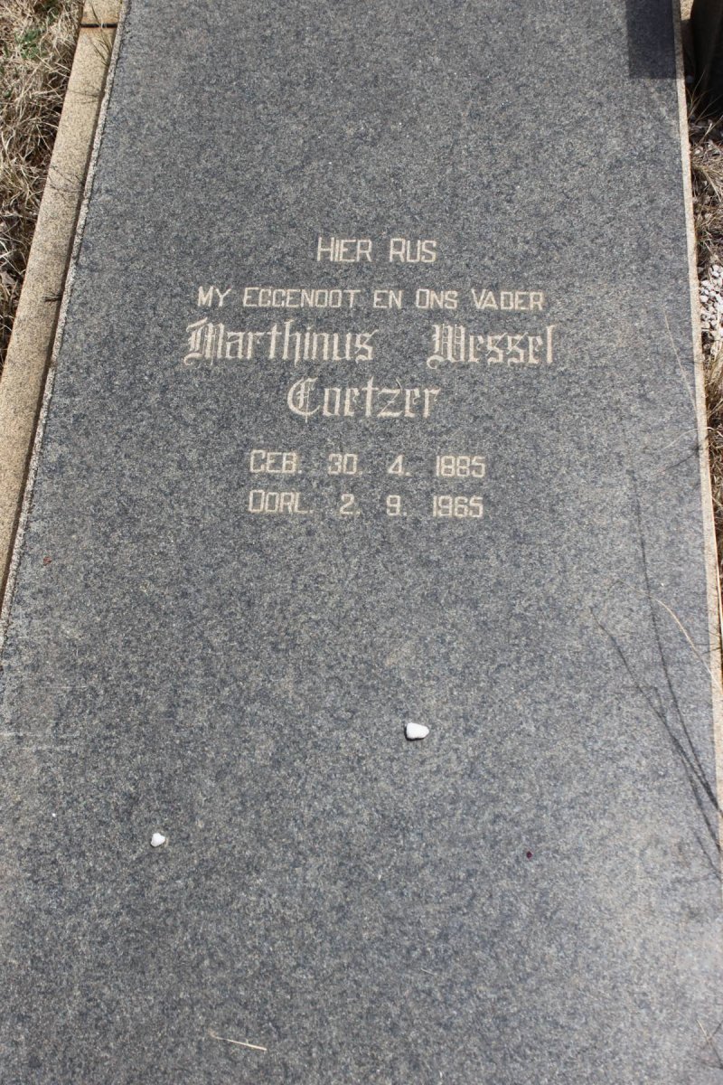 COETZER Marthinus Wessel 1885-1965
