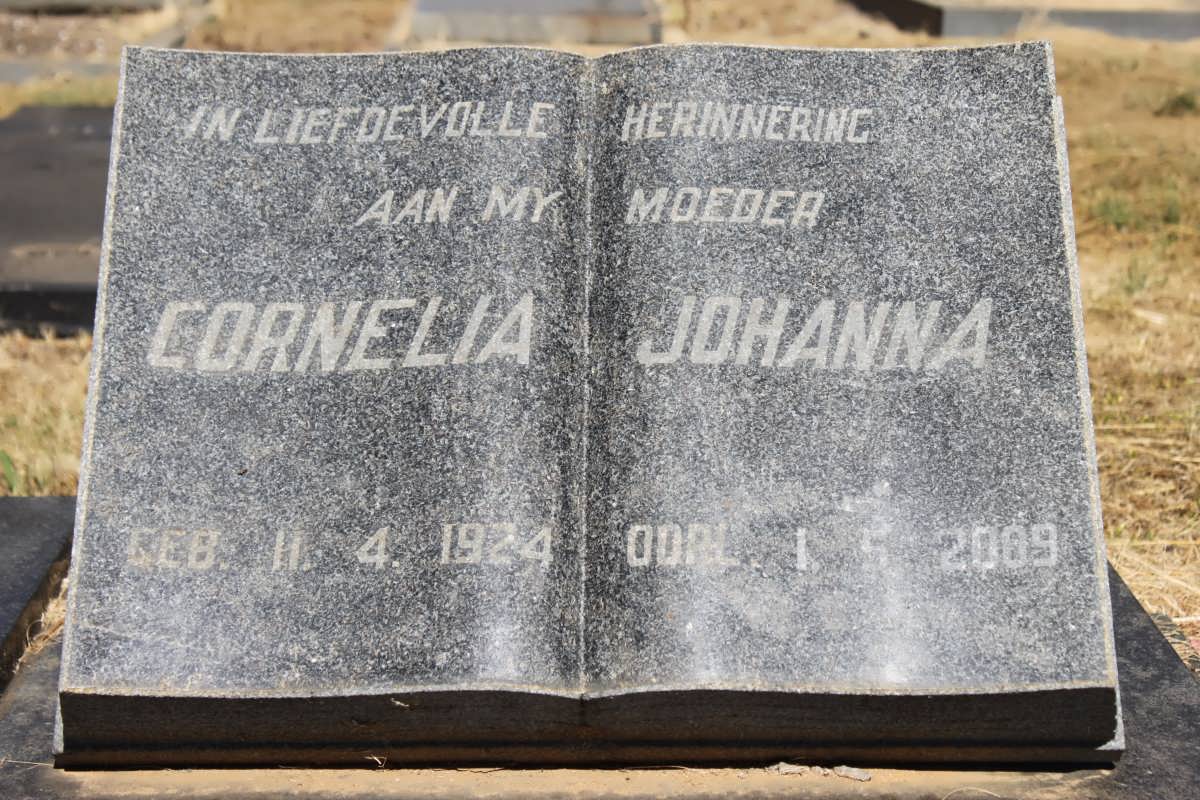 COETZER Cornelia Johanna 1924-2009