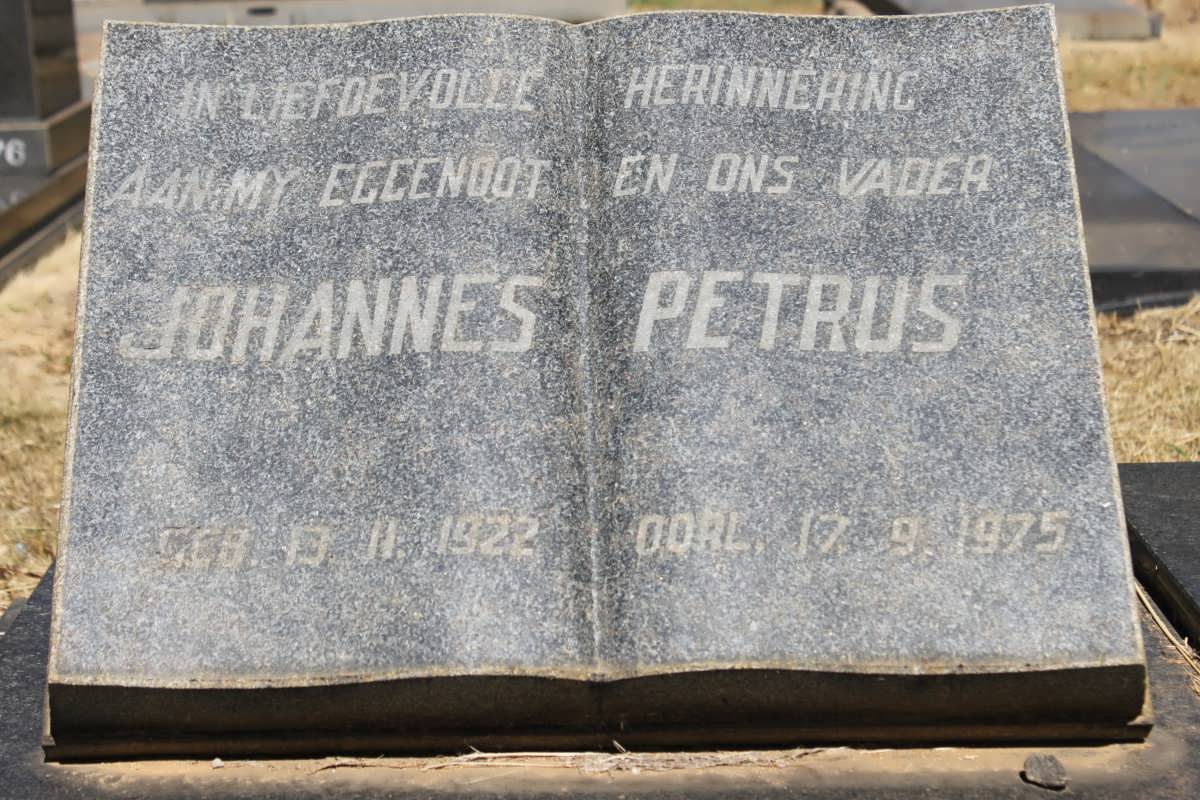 COETZEE Johannes Petrus 1922-1975