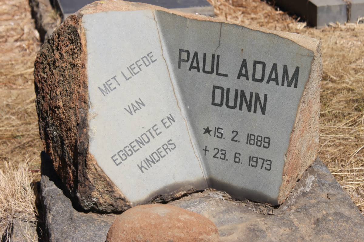 DUNN Paul Adam 1889-1973
