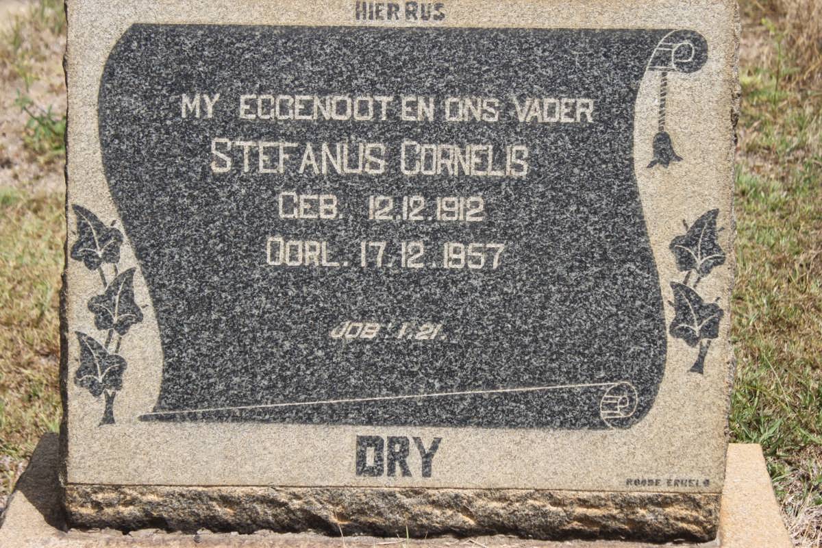 DRY Stefanus Cornelis 1912-1957