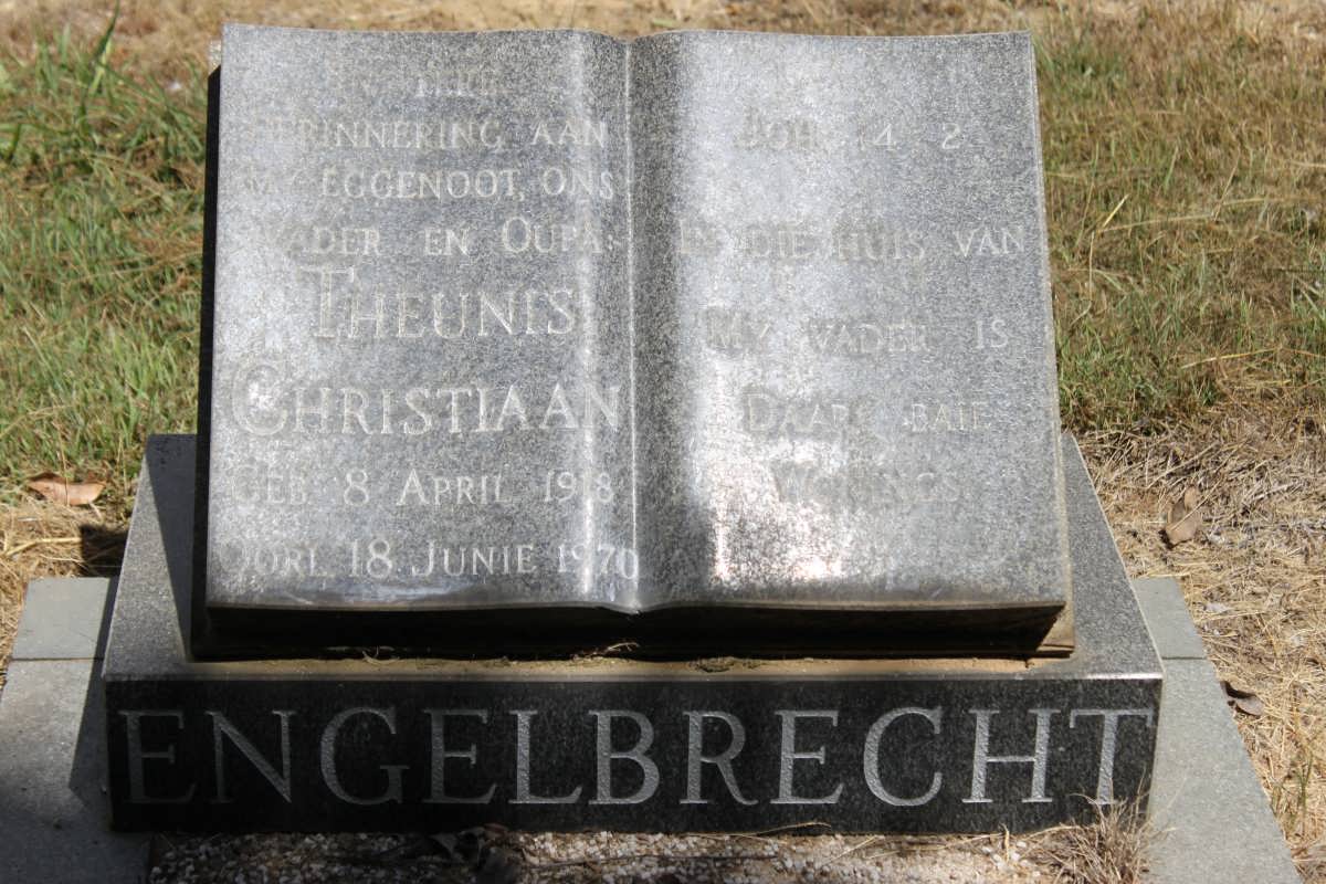 ENGELBRECHT Theunis Christiaan 1918-1970