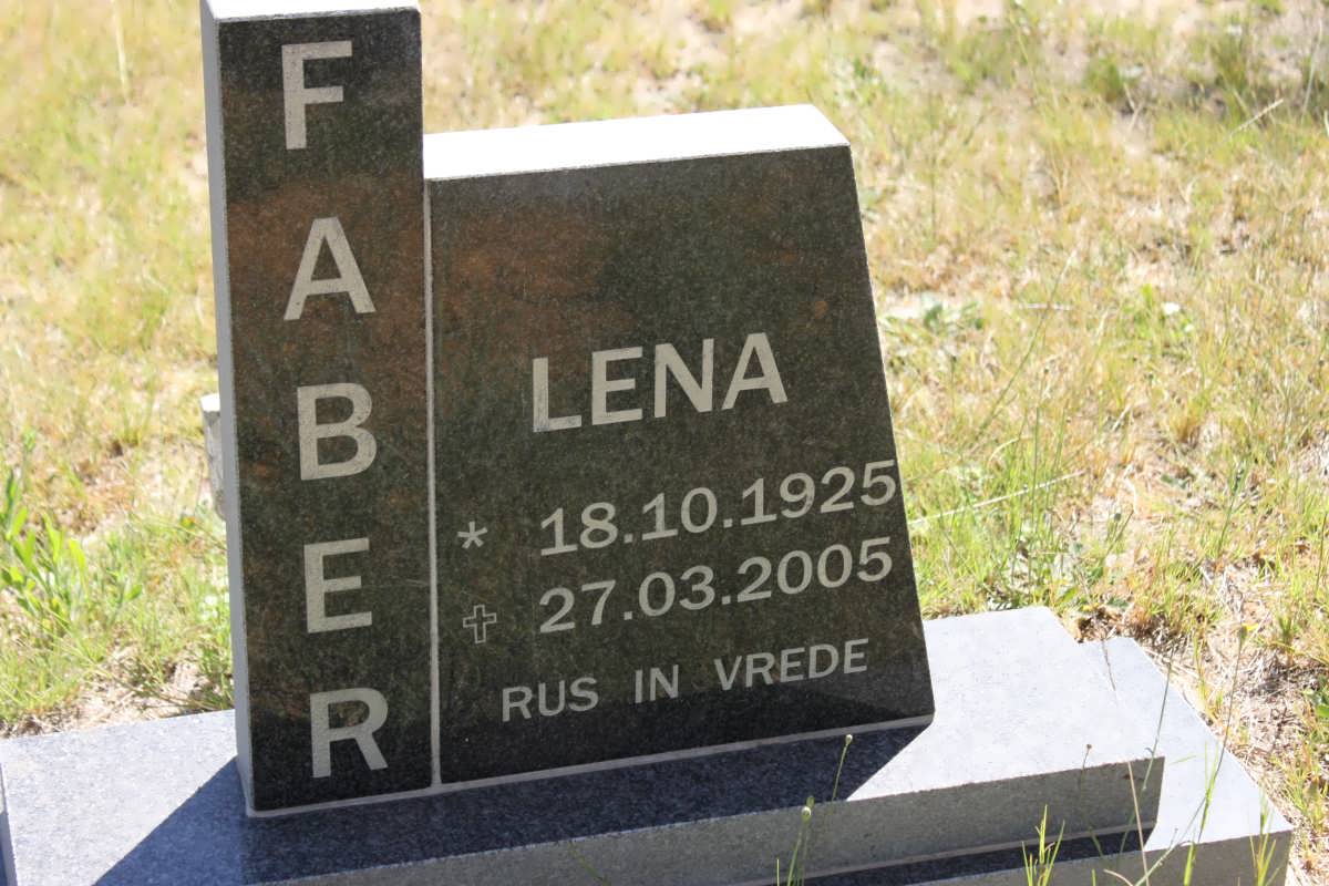 FABER Lena 1925-2005