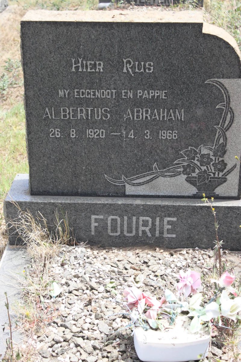 FOURIE Albertus Abraham 1920-1966