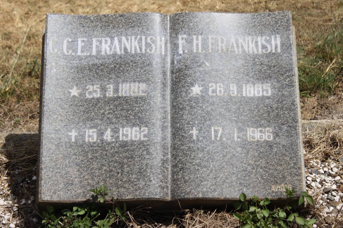 FRANKISH C.F. 1882-1962 &amp; F.H. 1885-1966