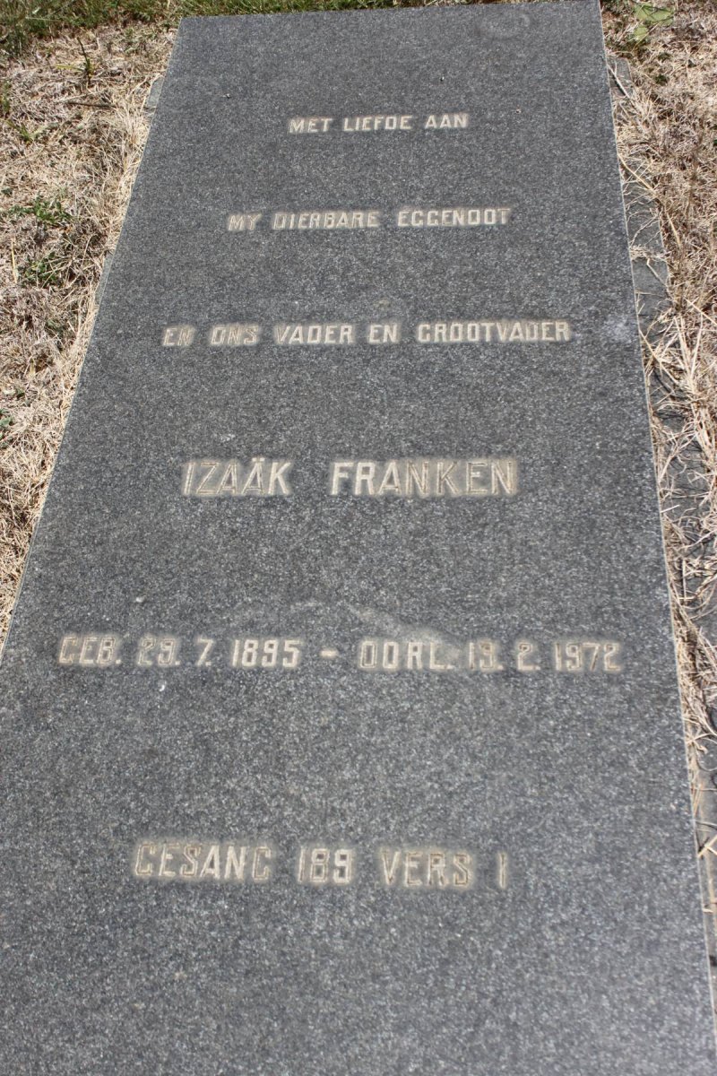 FRANKEN Izaäk 1895-1972