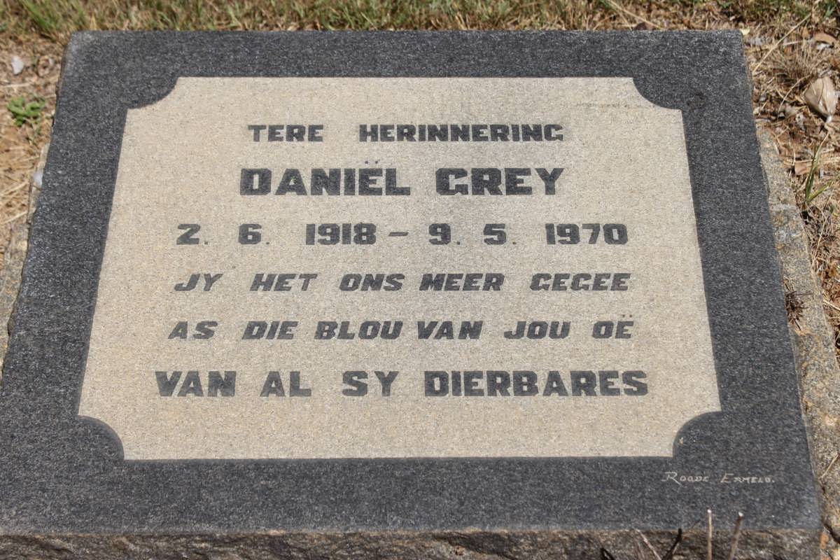 GREY Daniel 1918-1970