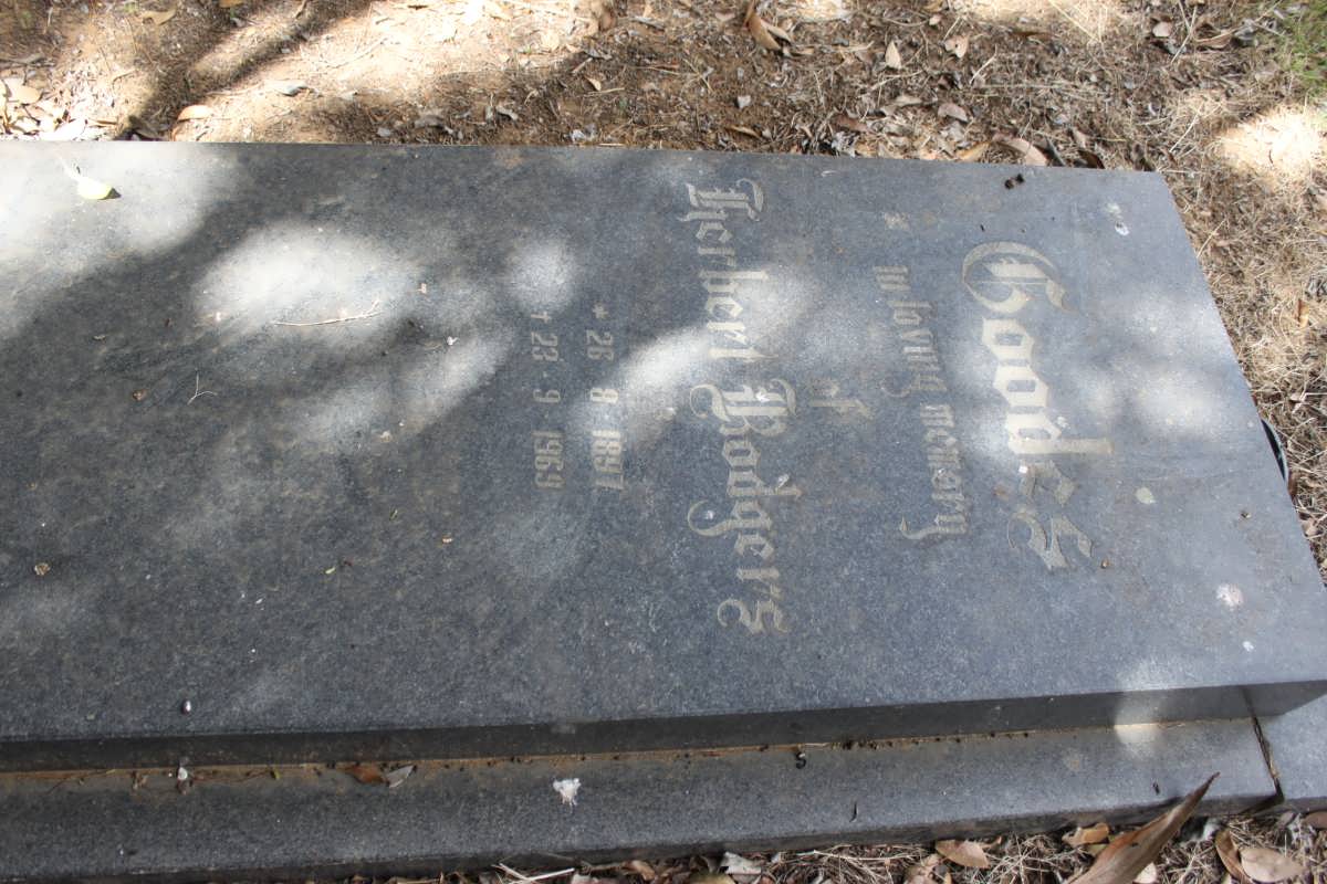 GOODES Herbert Rodgers 1897-1969