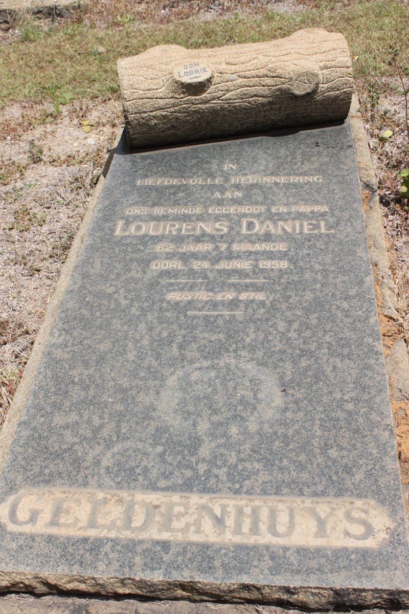 GELDENHUYS Lourens Daniel -1958