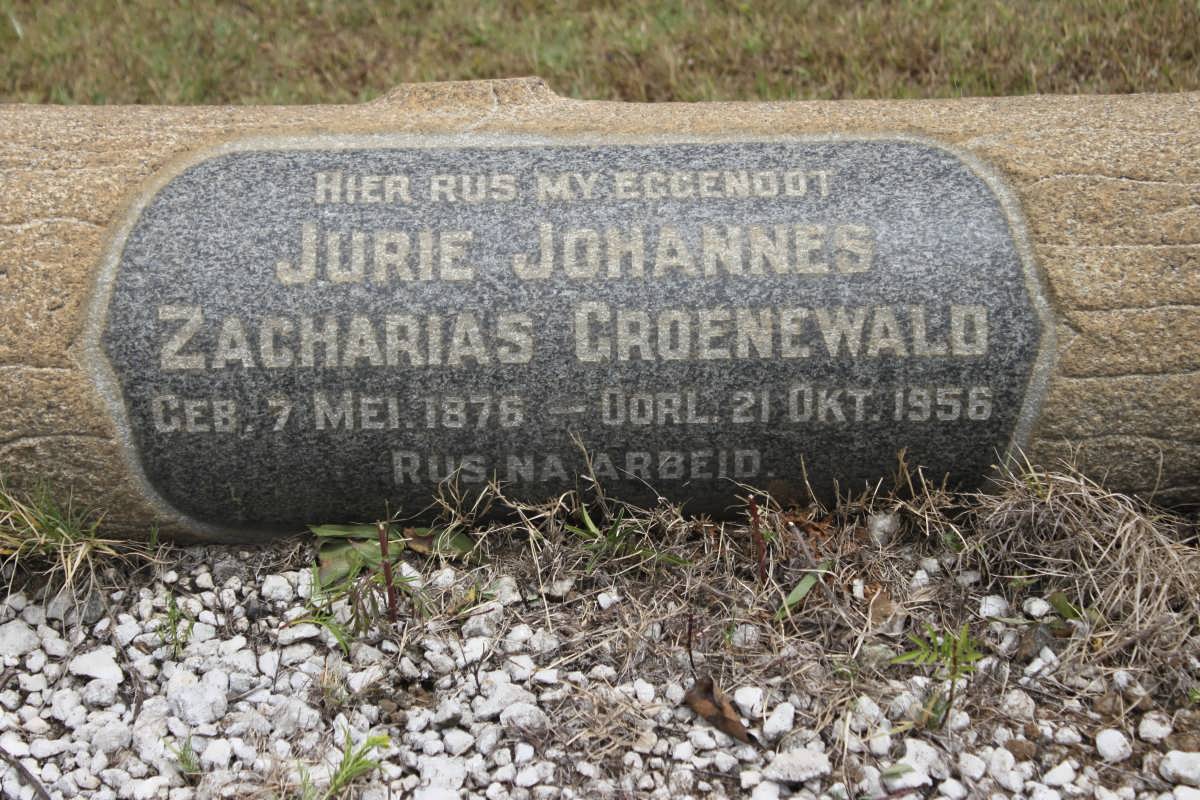 GROENEWALD Jurie Johannes Zacharias 1876-1956