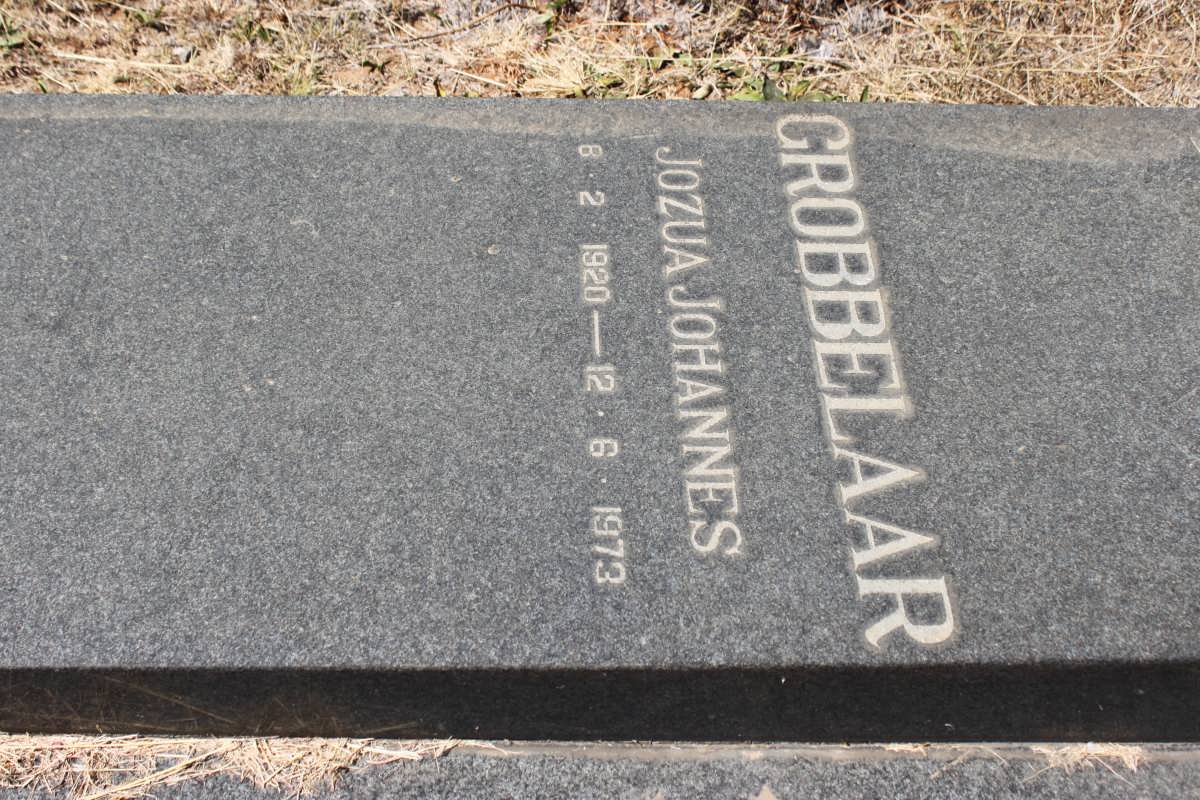 GROBBELAAR Jozua Johannes 1920-1973