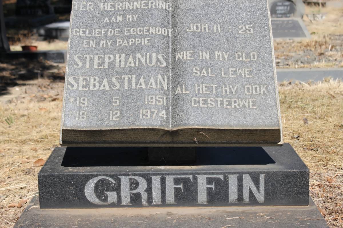 GRIFFIN Stephanus Sebastiaan 1951-1974