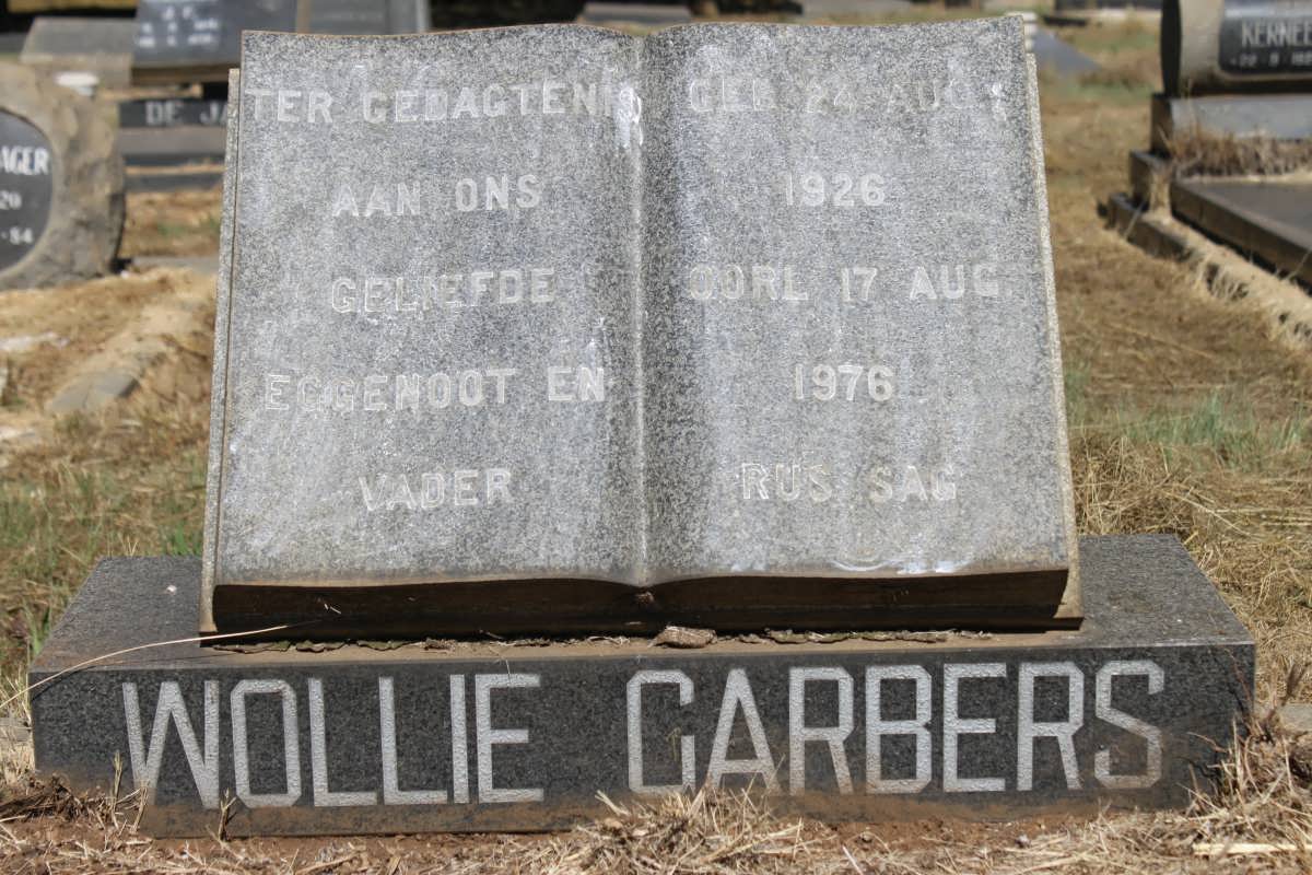 GARBERS Wollie 1926-1976