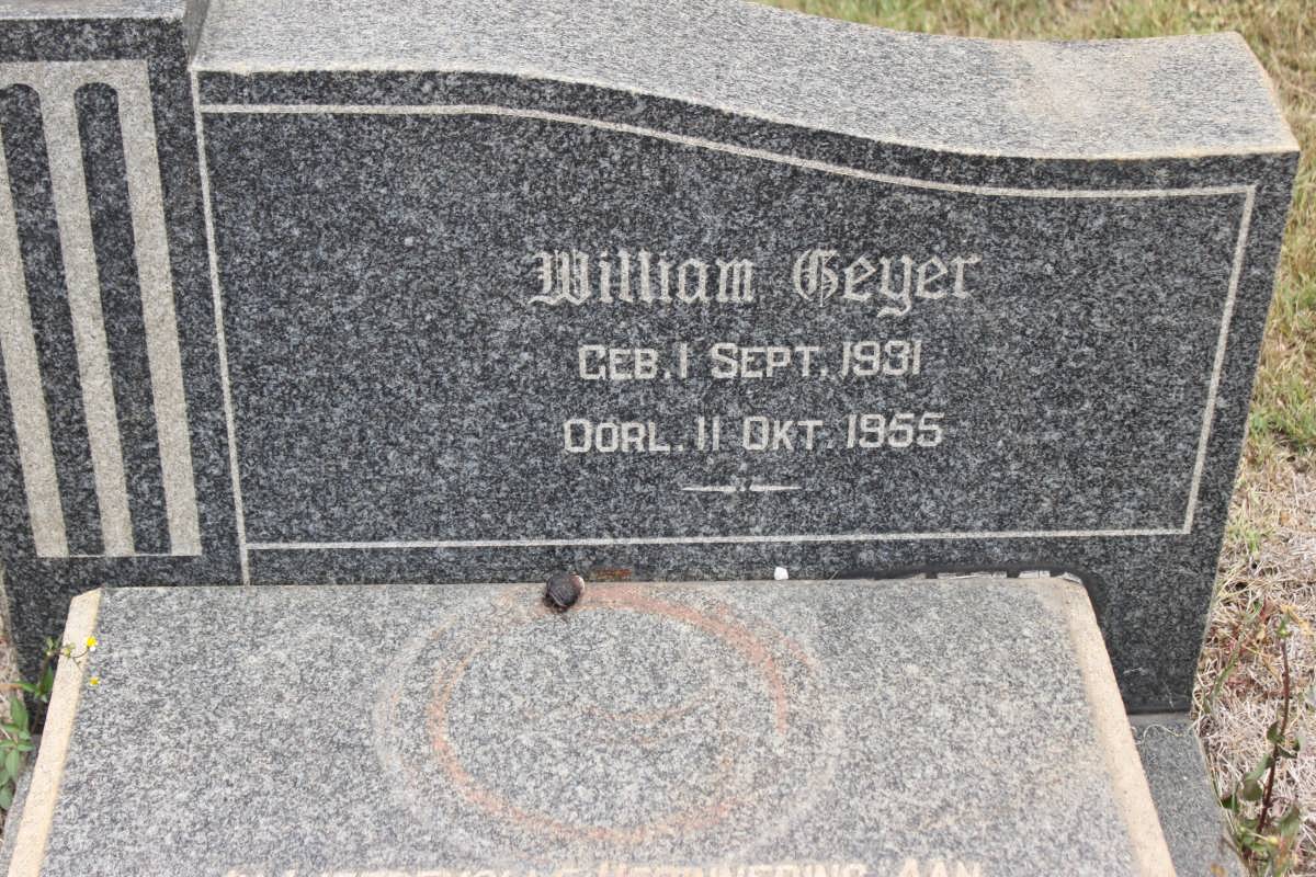 GEYER William 1931-1955