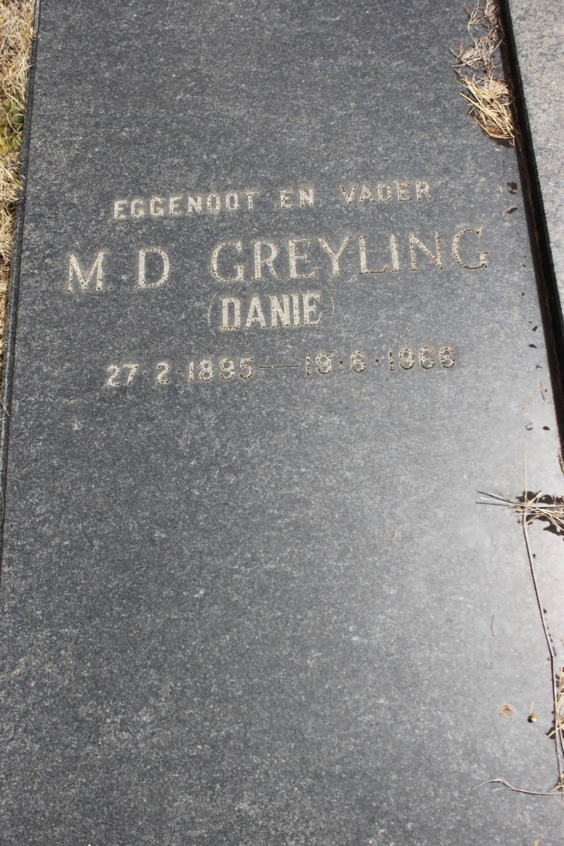 GREYLING M.D. 1895-1966