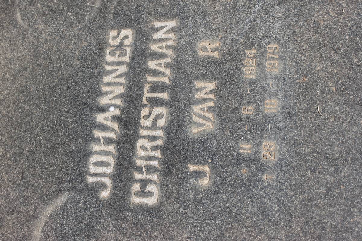 GOUWS Johannes Christiaan J.van R. 1924-1979