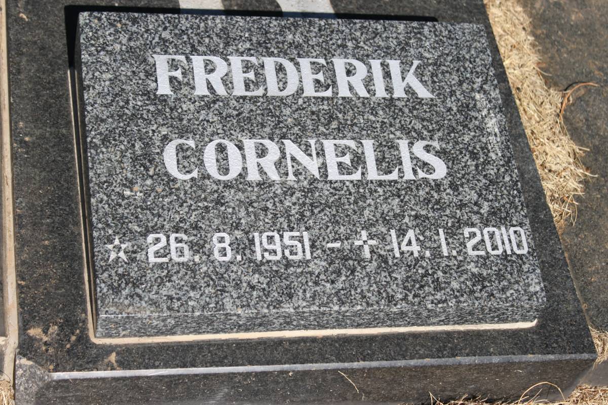 GOUWS Frederik Cornelis 1951-2010
