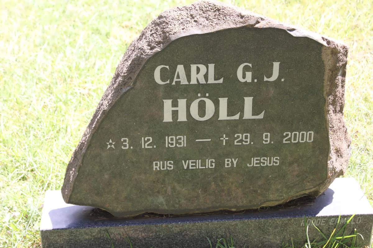 HÖLL Carl G.J. 1931-2000