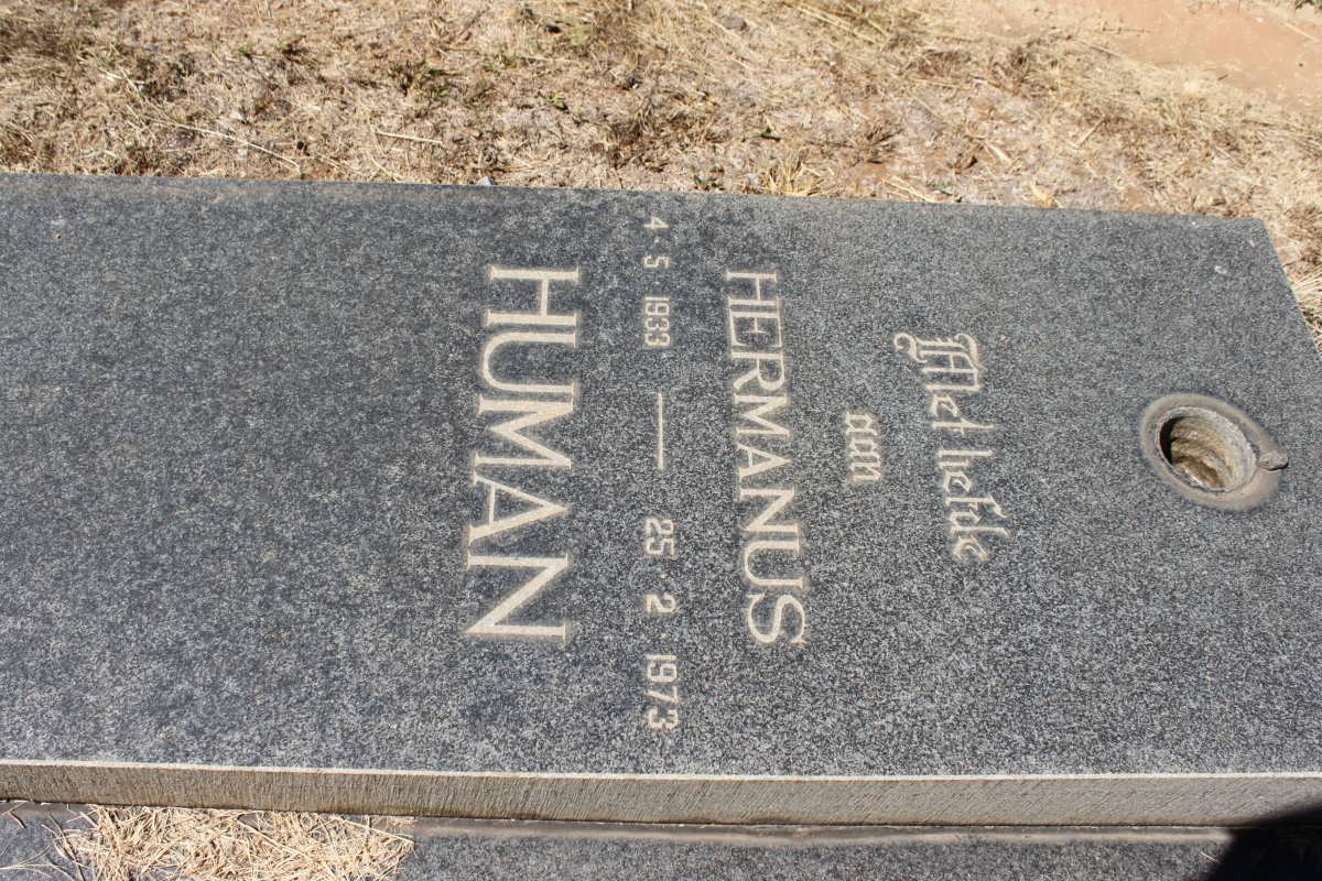 HUMAN Hermanus 1933-1973