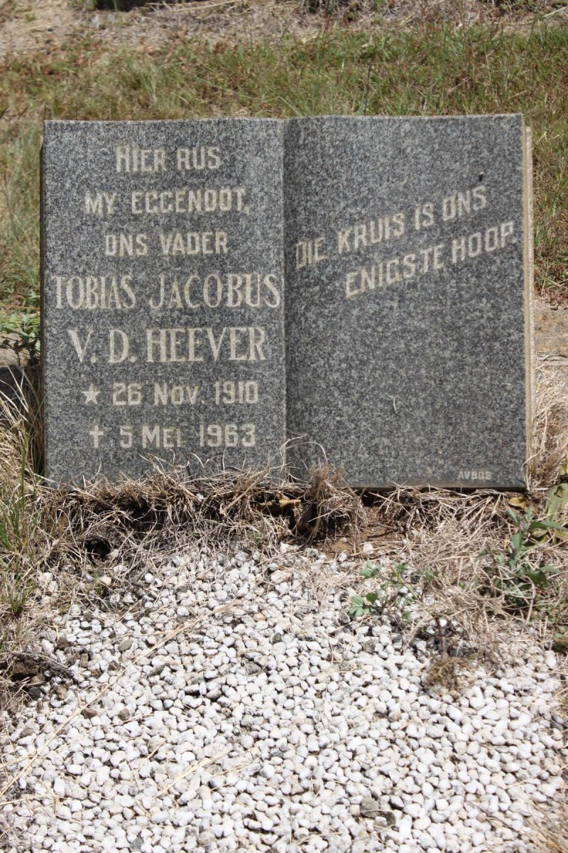 HEEVER Tobias Jacobus, v.d. 1910-1963