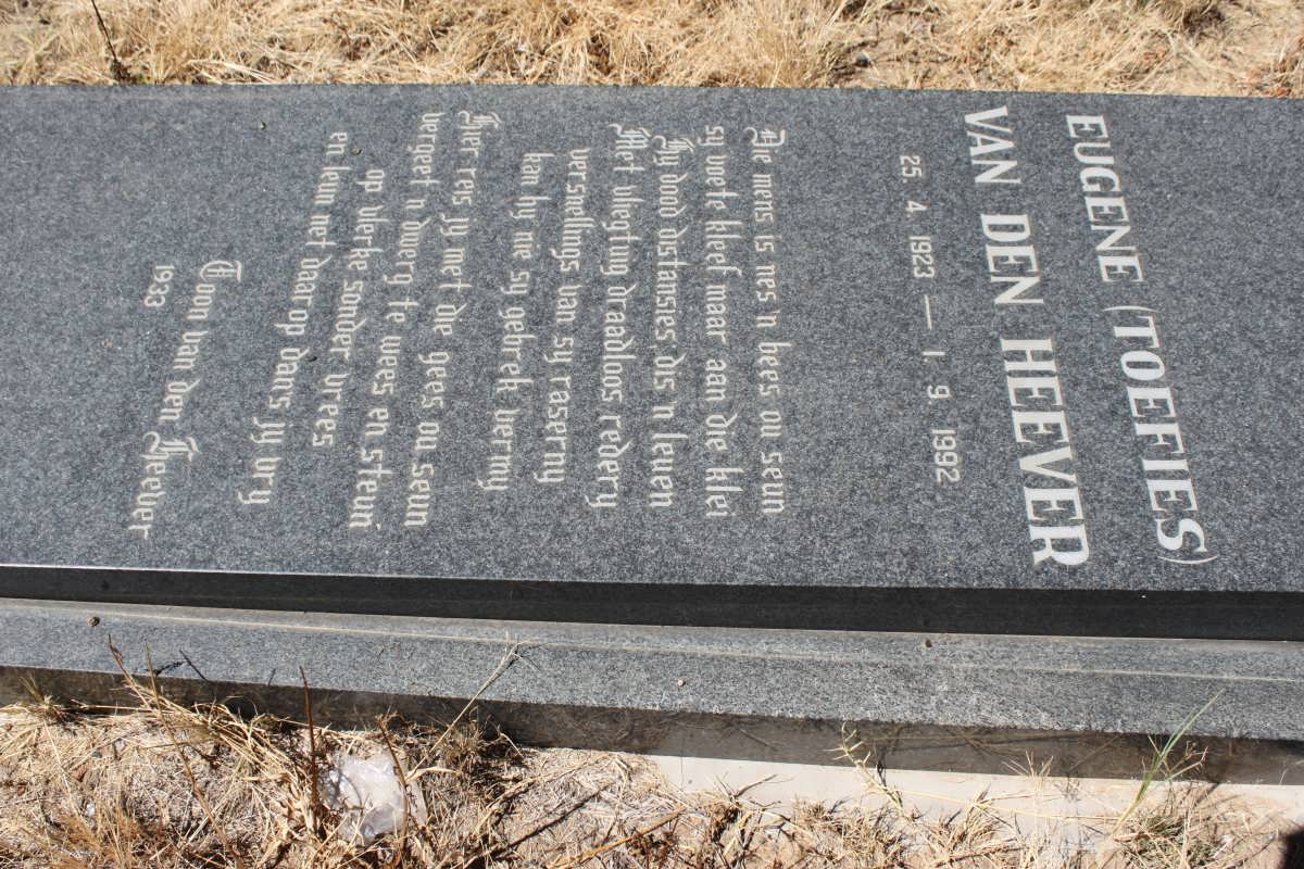 HEEVER Eugene, van den 1923-1992