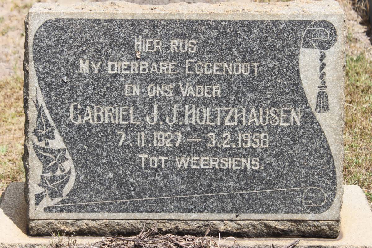 HOLTZHAUSEN Gabriel J.J. 1927-1958