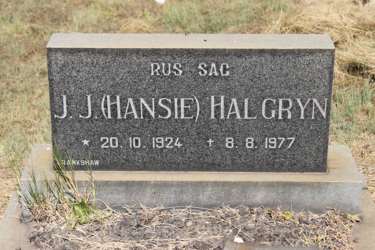 HALGRYN J.J. 1924-1977