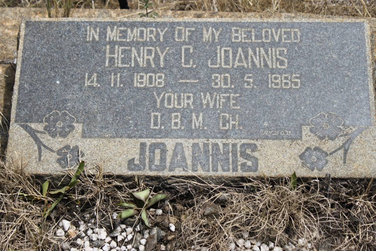 JOANNIS Henry C. 1908-1965