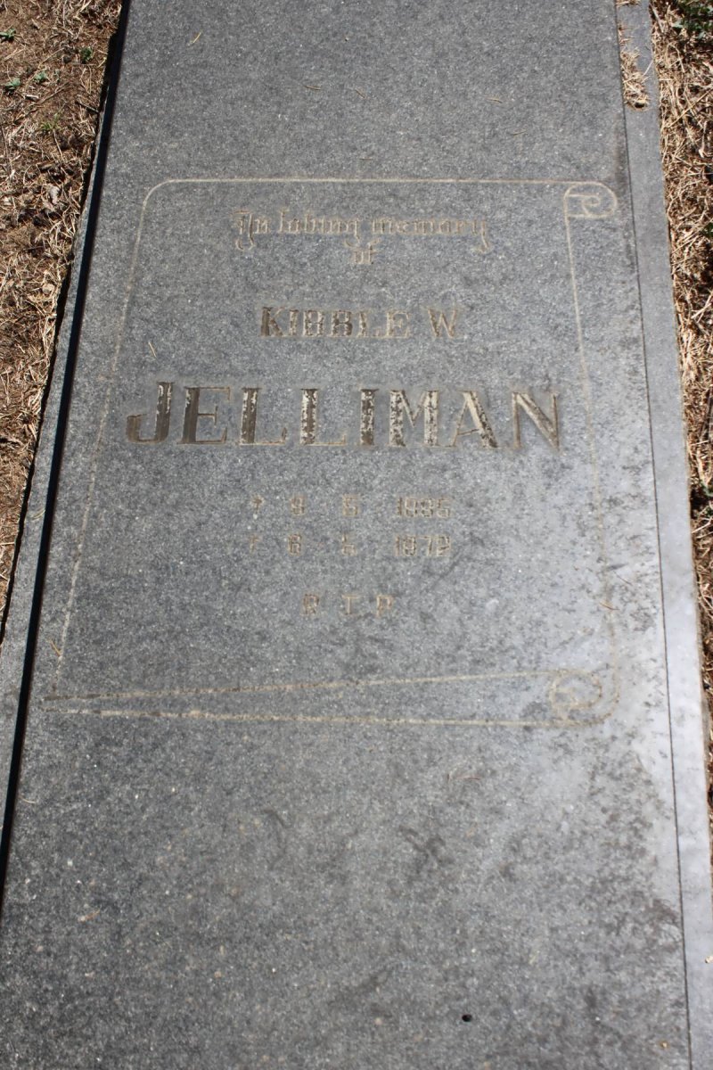 JELLIMAN Kibble W. 1935-1972