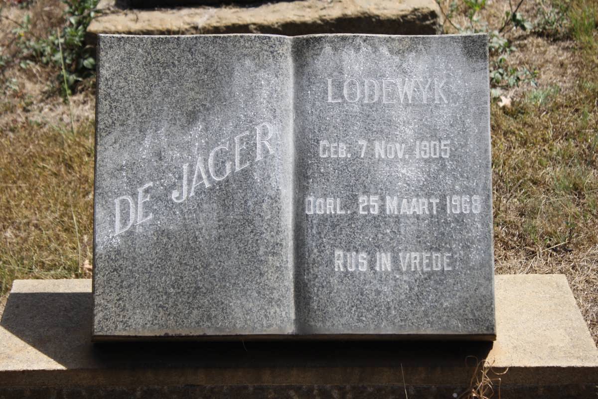 JAGER Lodewyk, de 1905-1968