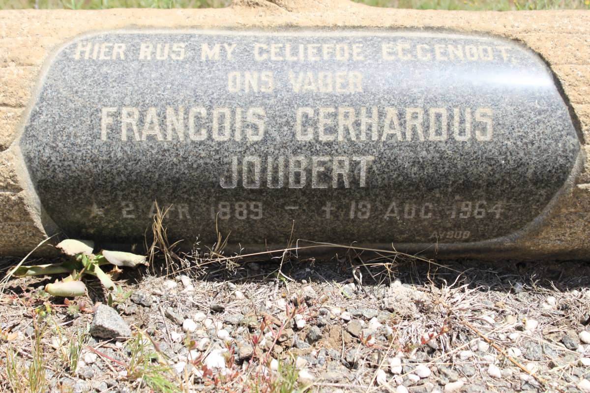 JOUBERT Francois Gerhardus 1889-1964