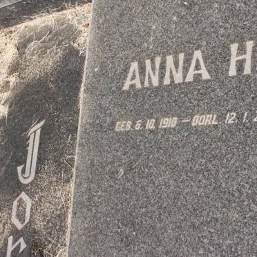 JORDAAN Anna H., 1910-2001