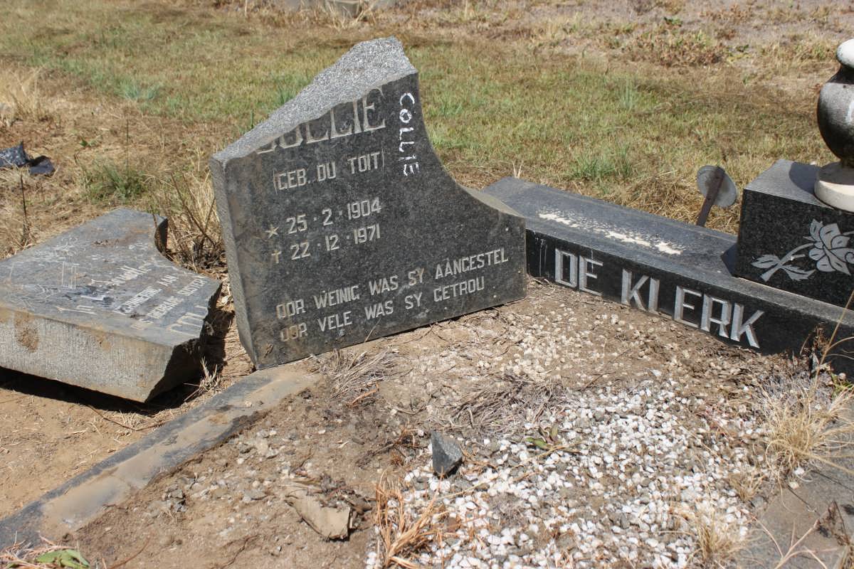 KLERK Collie, de 1904-1971