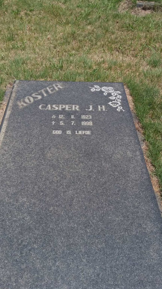 KOSTER Casper J.H. 1923-1998
