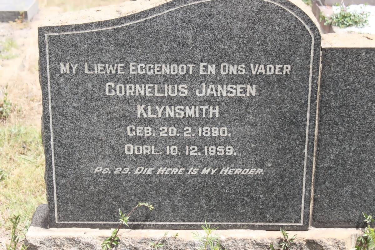 KLYNSMITH Cornelius Jansen 1890-1959