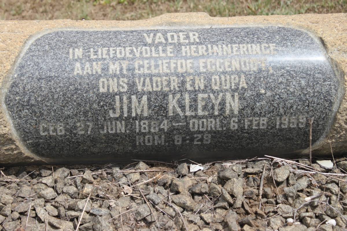 KLEYN Jim 1884-1959