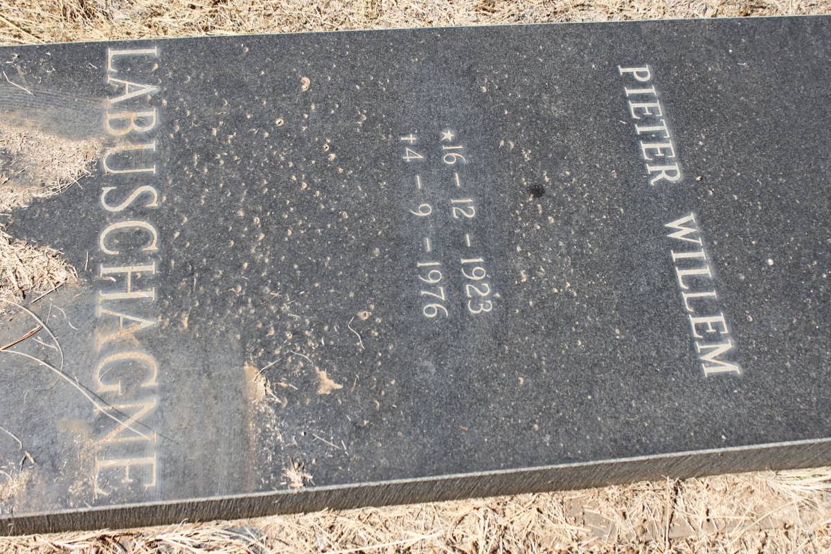 LABUSCHAGNE Pieter Willem 1923-1976