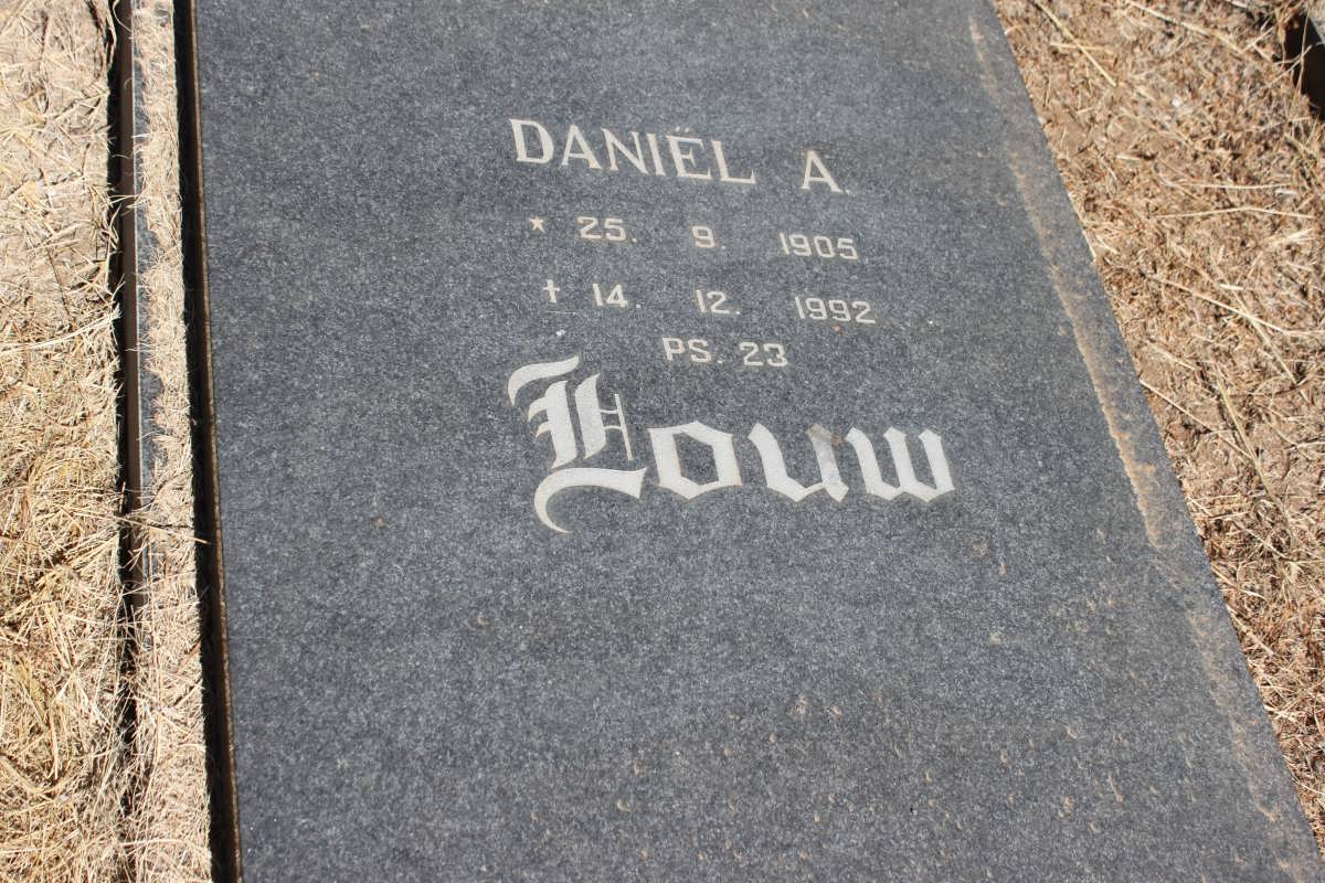 LOUW Daniel A. 1905-1992