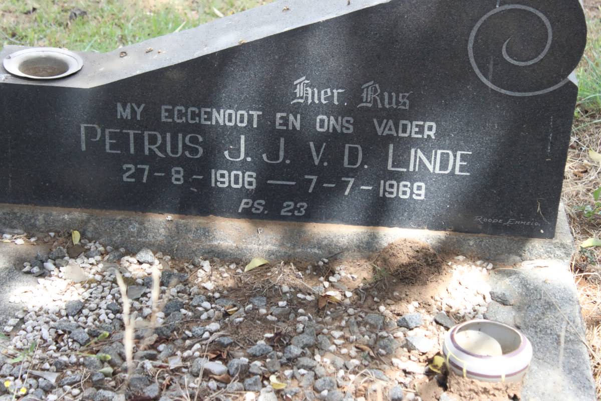 LINDE Petrus J.J., v.d. 1906-1969