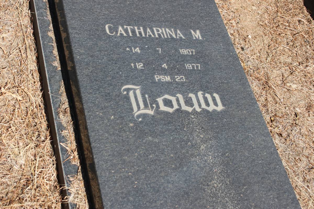 LOUW Catharina M. 1907-1977