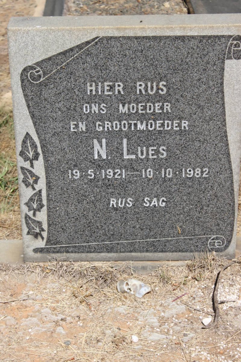 LUES N. 1921-1982