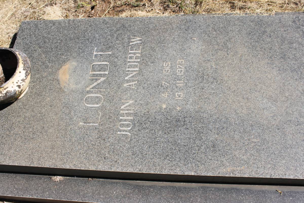 LONDT John Andrew 1915-1973