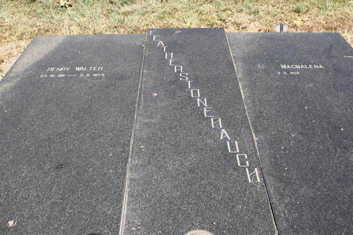 LABUSCHAGNE Henry Walter 1911-1973 &amp; Magdalena 1919-
