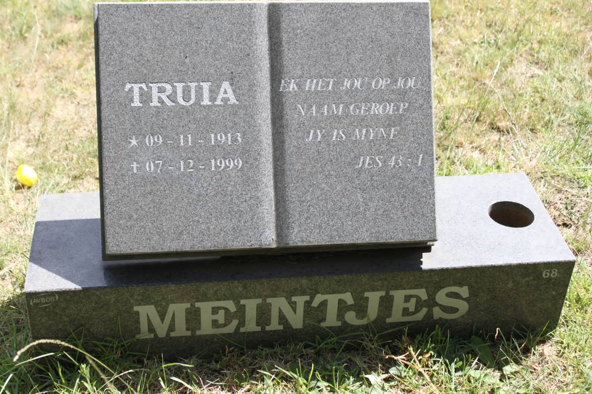 MEINTJES Truia 1913-1999