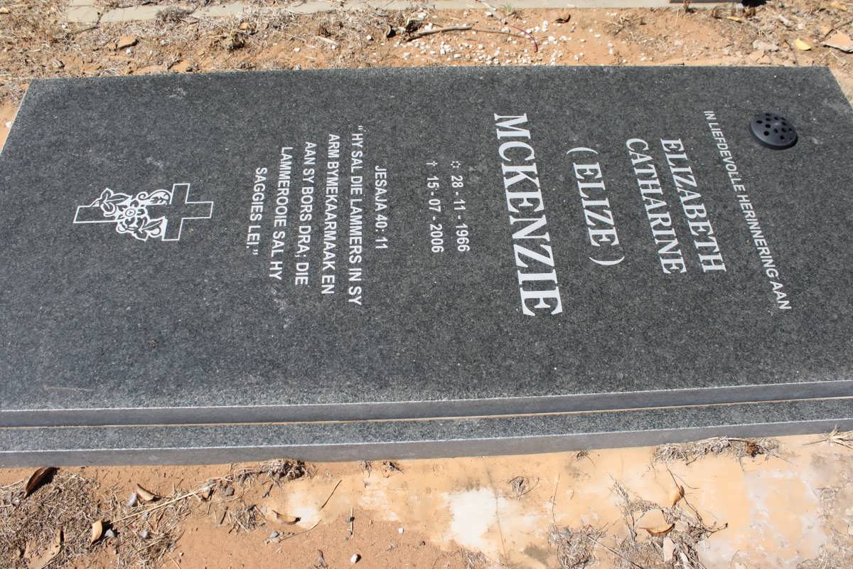 MCKENZIE Elizabeth Catharine 1966-2006