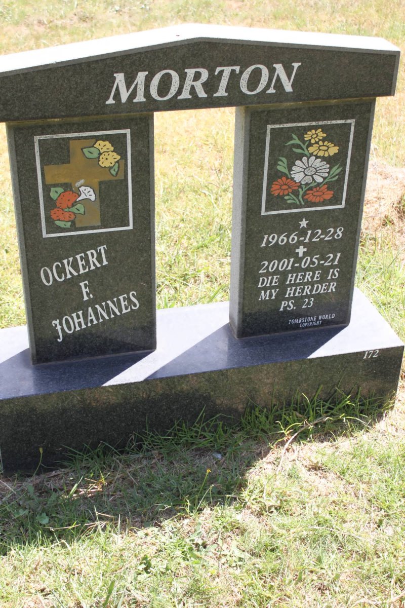 MORTON Ockert F. Johannes 1966-2001