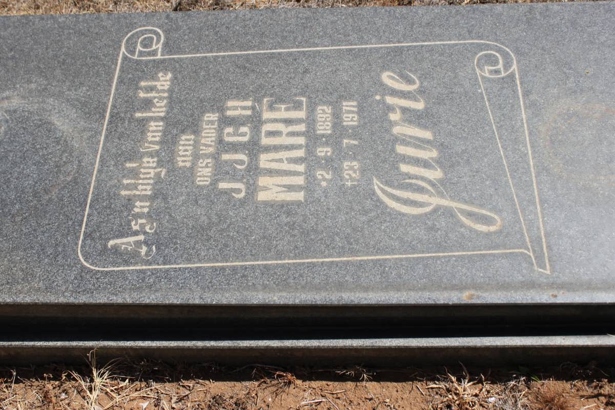 MARE J.J.C.H. 1892-1971