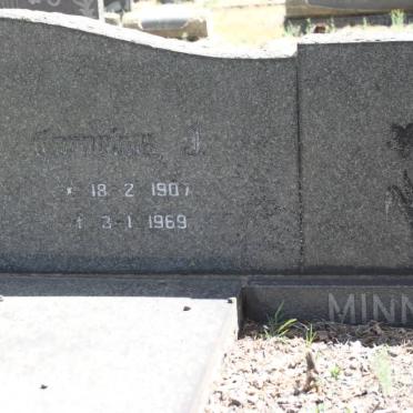 MINNAAR Cornelius J. 1907-1969 &amp; ? 1909-1997