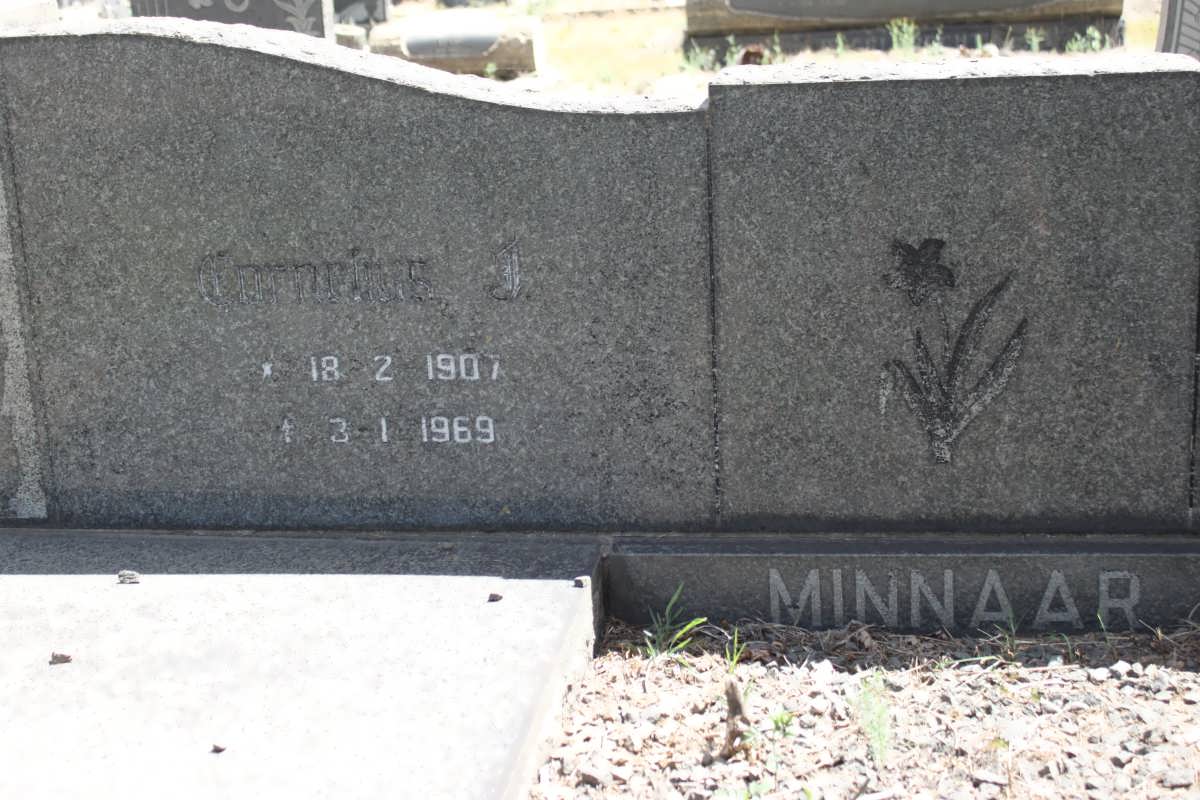 MINNAAR Cornelius J. 1907-1969