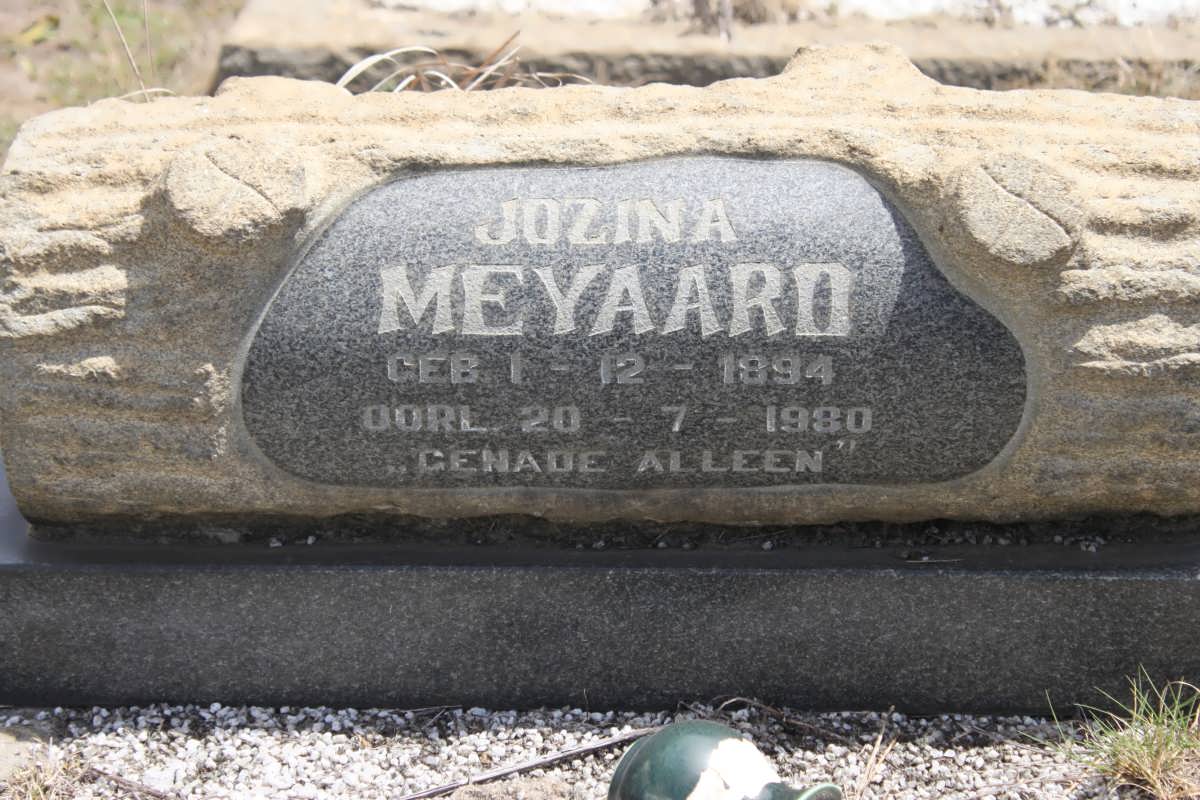 MEYAARD Jozina 1894-1980